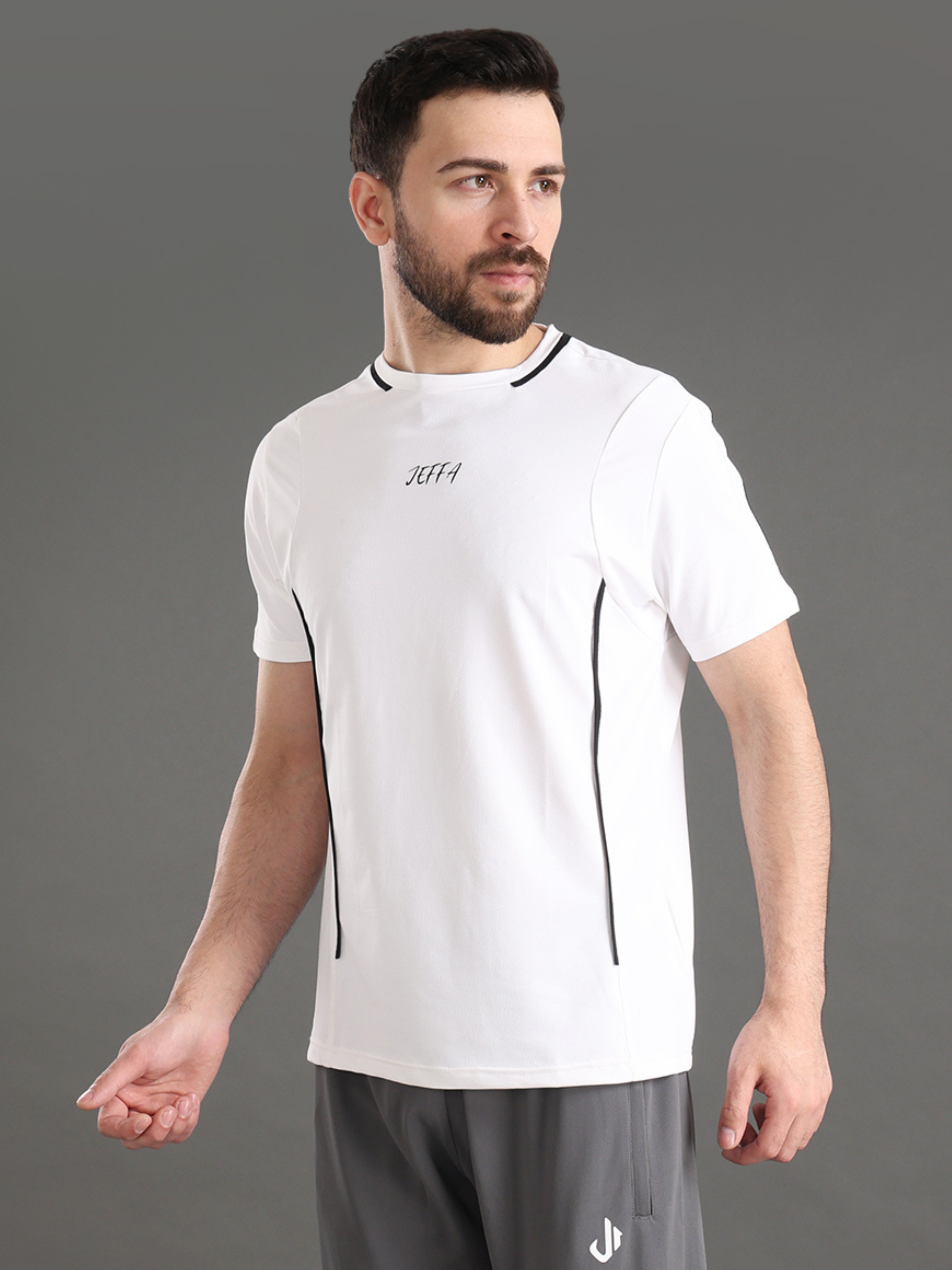 Buy Grey Endurance T-shirt For Men – JEFFA