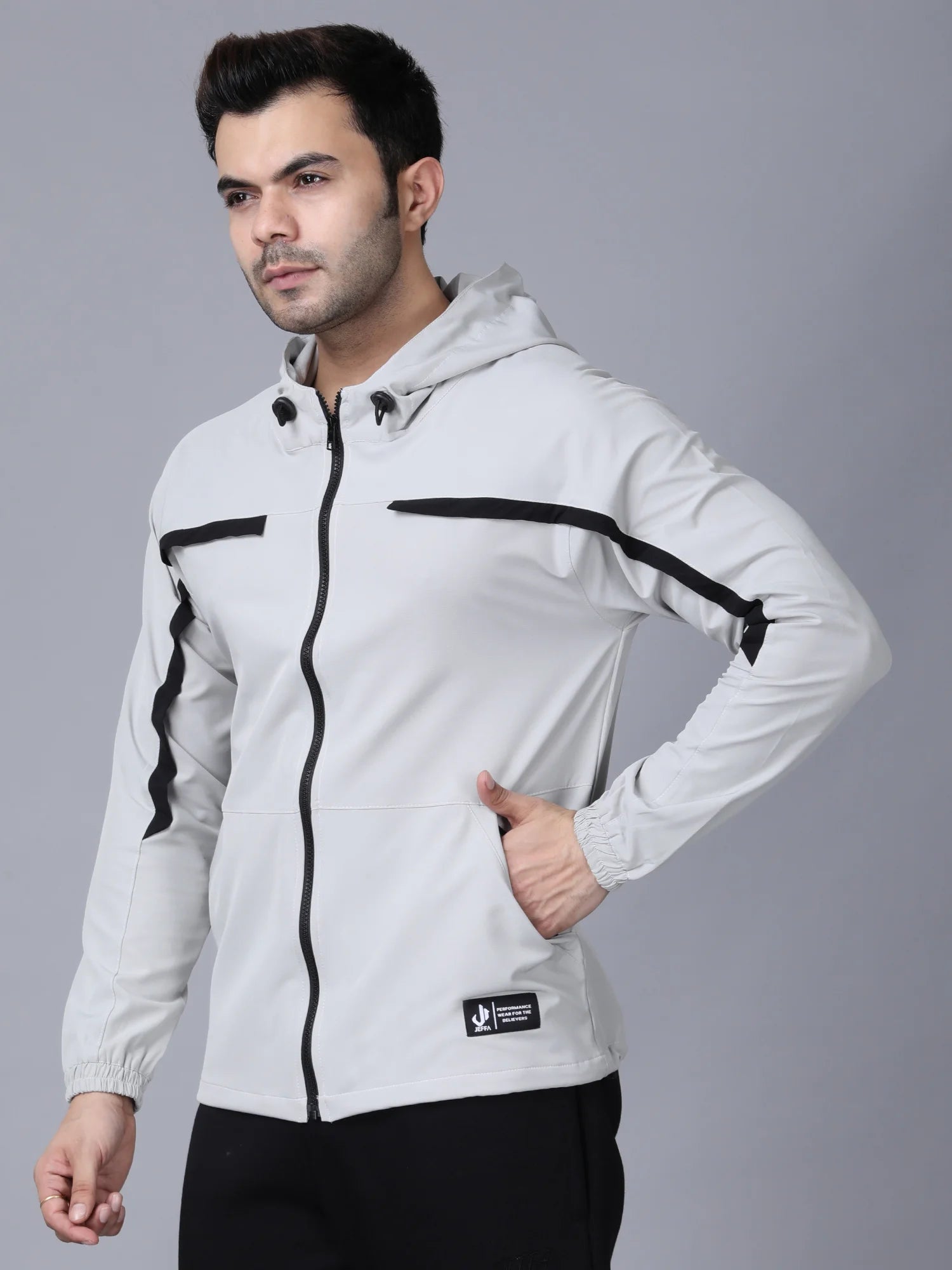Light Grey Believers Training Jacket