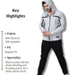Believers Training Jacket Light Grey Details