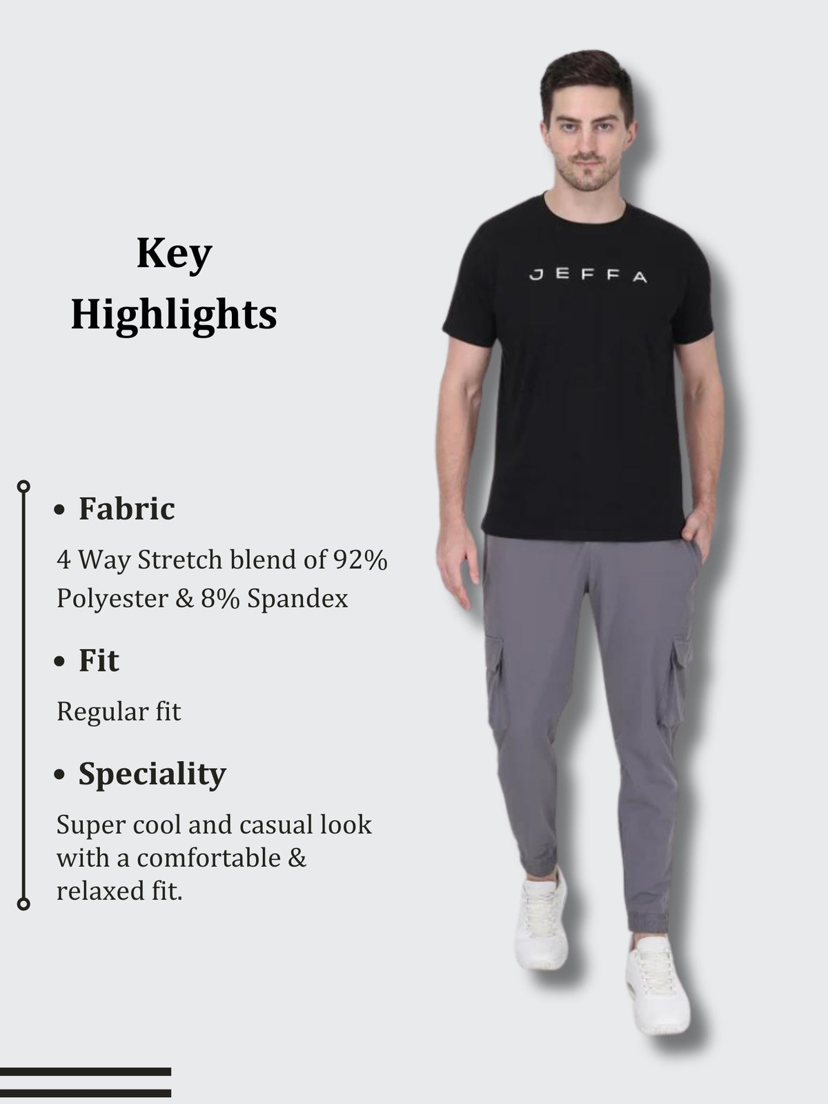 Cargo Track Pants (Grey)