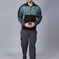 Olive Colour Blocked Nylon Jacket