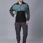 Olive Colour Blocked Nylon Jacket