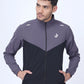 Grey Black Woven Training Jacket