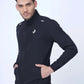 Solid Black Woven Training Jacket