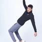 Solid Black Woven Training Jacket