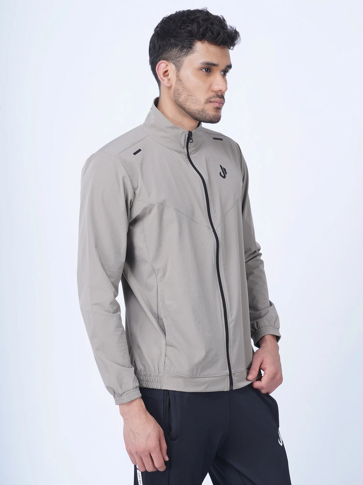 Beige Woven Training Jacket