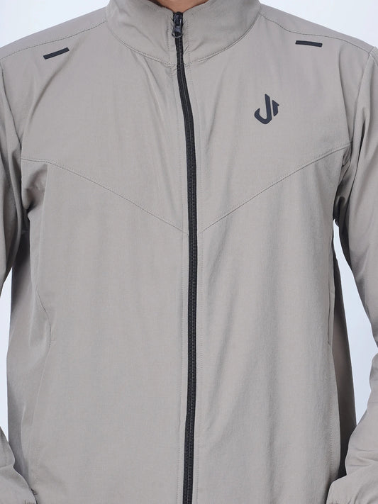 Beige Woven Training Jacket