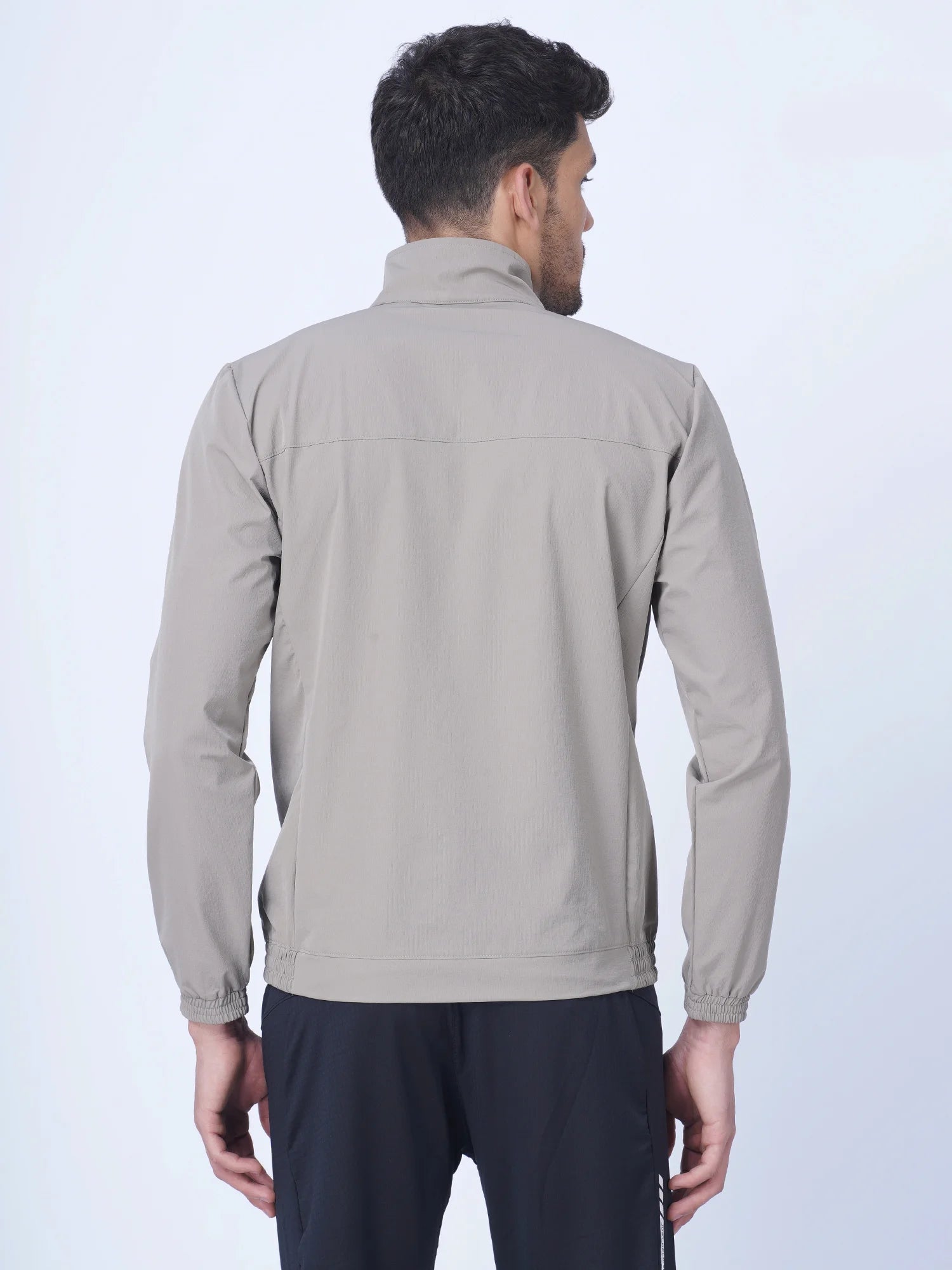 Beige Woven Training Jacket