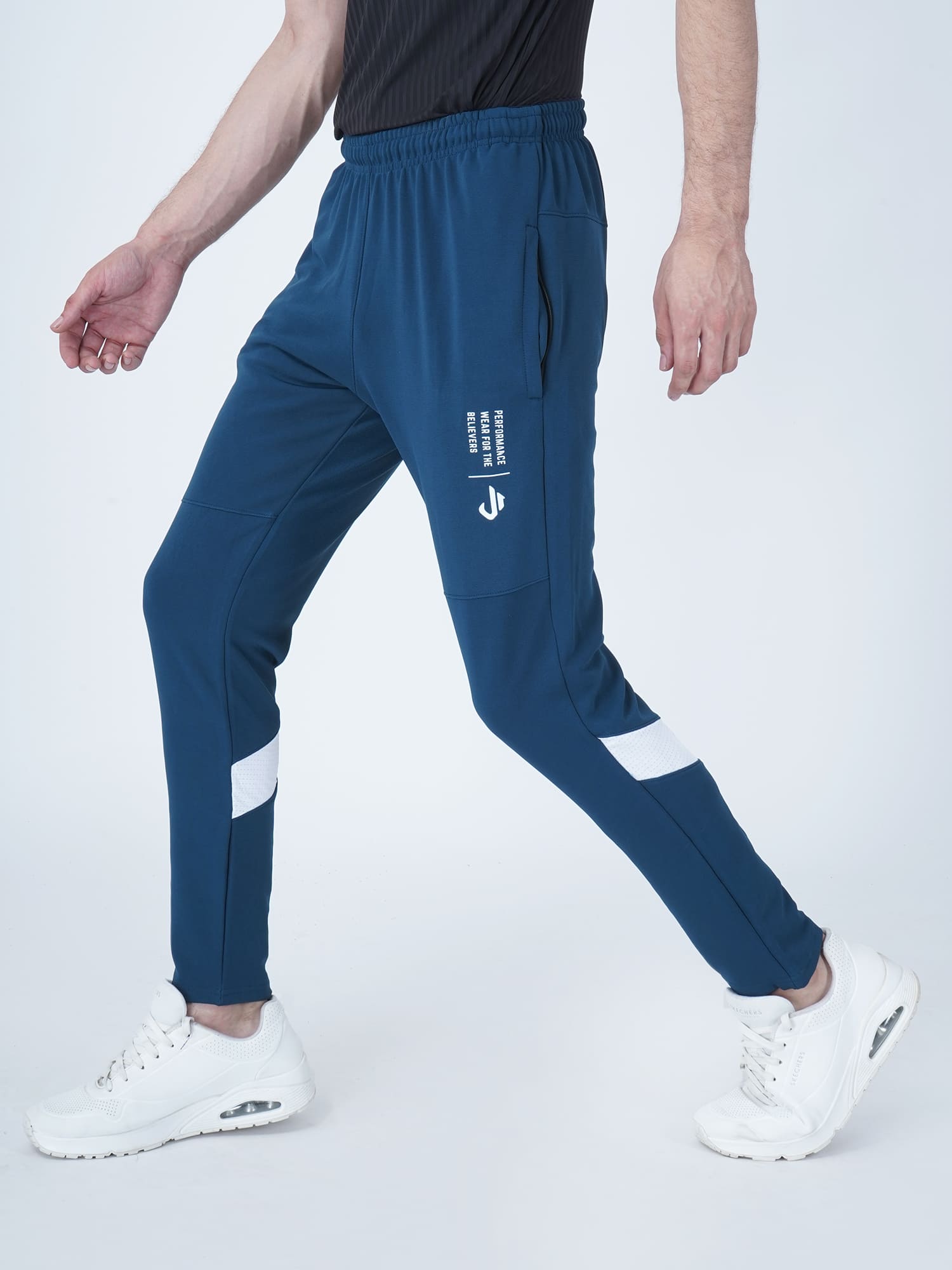 Blue Training Track Pants