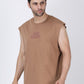 Essential Oversized Active Vest (Beige)