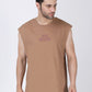 Essential Oversized Active Vest (Beige)