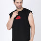 Essential Oversized Active Vest (Black)