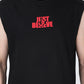 Essential Oversized Active Vest (Black)