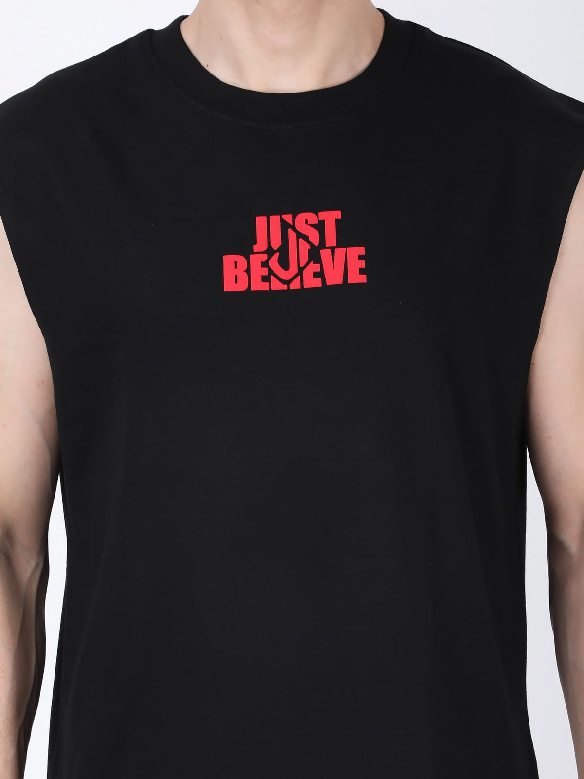 Essential Oversized Active Vest (Black)