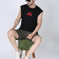 Essential Oversized Active Vest (Black)