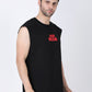 Essential Oversized Active Vest (Black)