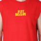 Essential Oversized Active Vest (Red)