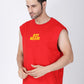 Essential Oversized Active Vest (Red)