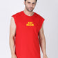 Essential Oversized Active Vest (Red)