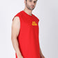 Essential Oversized Active Vest (Red)