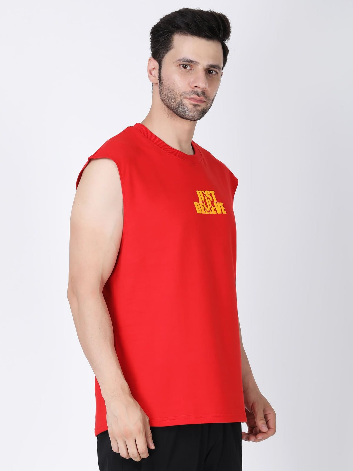 Essential Oversized Active Vest (Red)