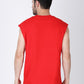 Essential Oversized Active Vest (Red)