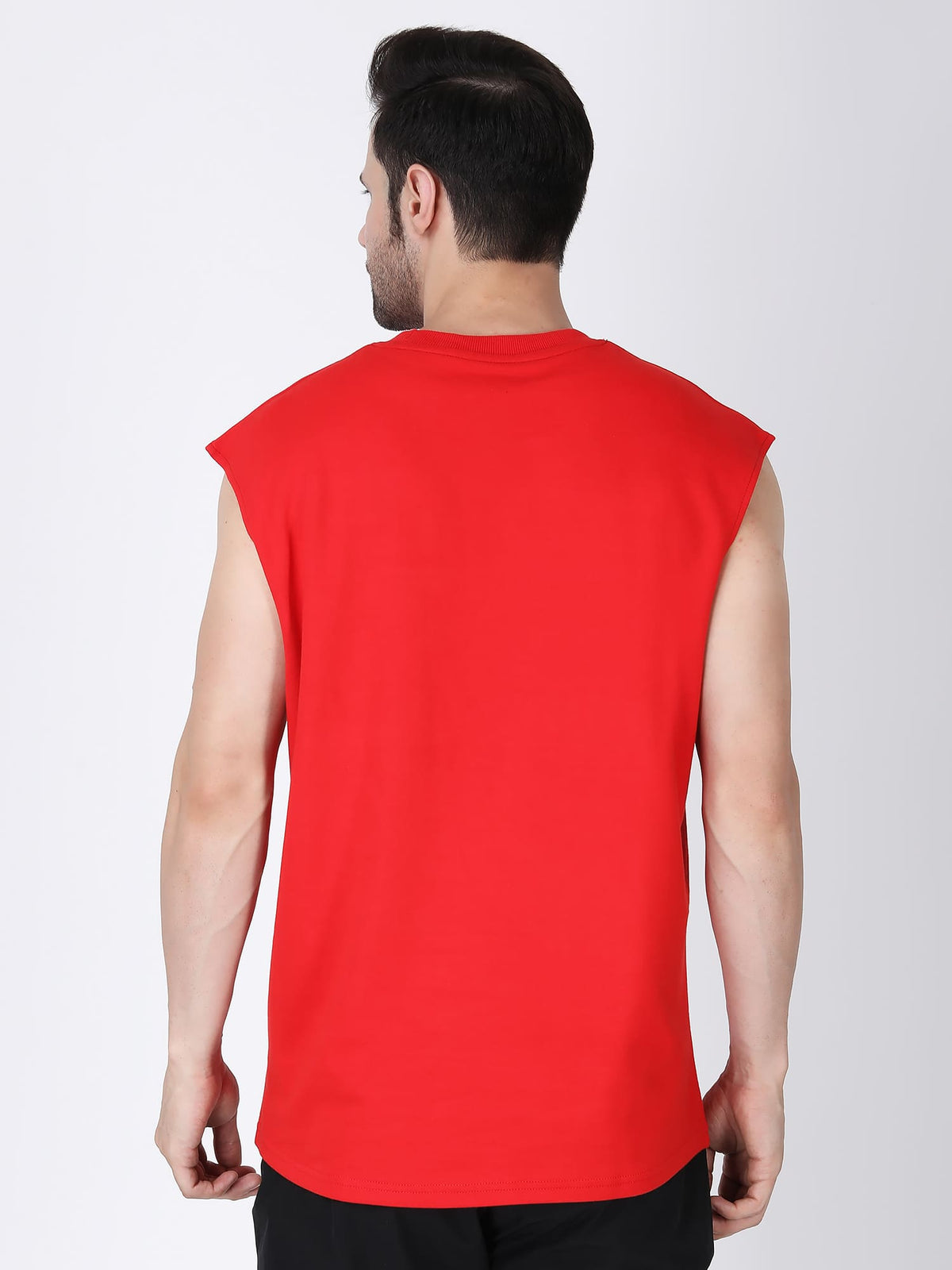 Essential Oversized Active Vest (Red)