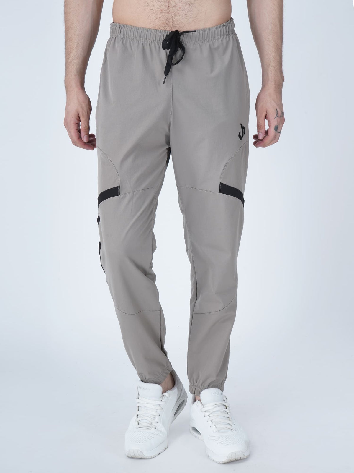 Beige Colour Nylon Jogger