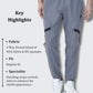 Peak Performance Nylon Jogger Grey Details