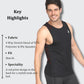 Printed Running Vest (Black)