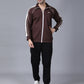 Brown Signature Fleece Jacket