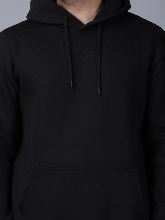 Black Signature Oversized Hoodie