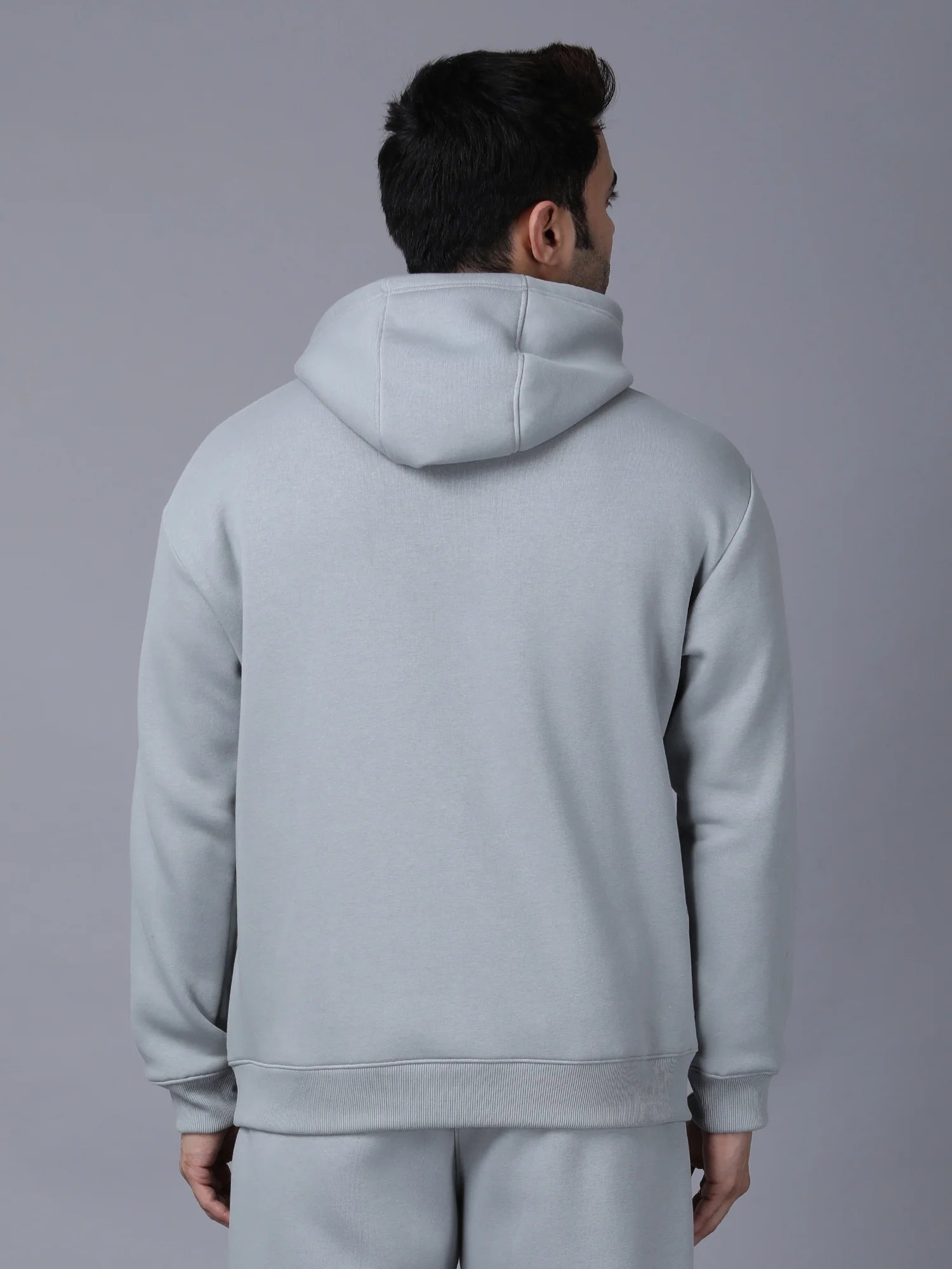 Grey Signature Oversized Hoodie
