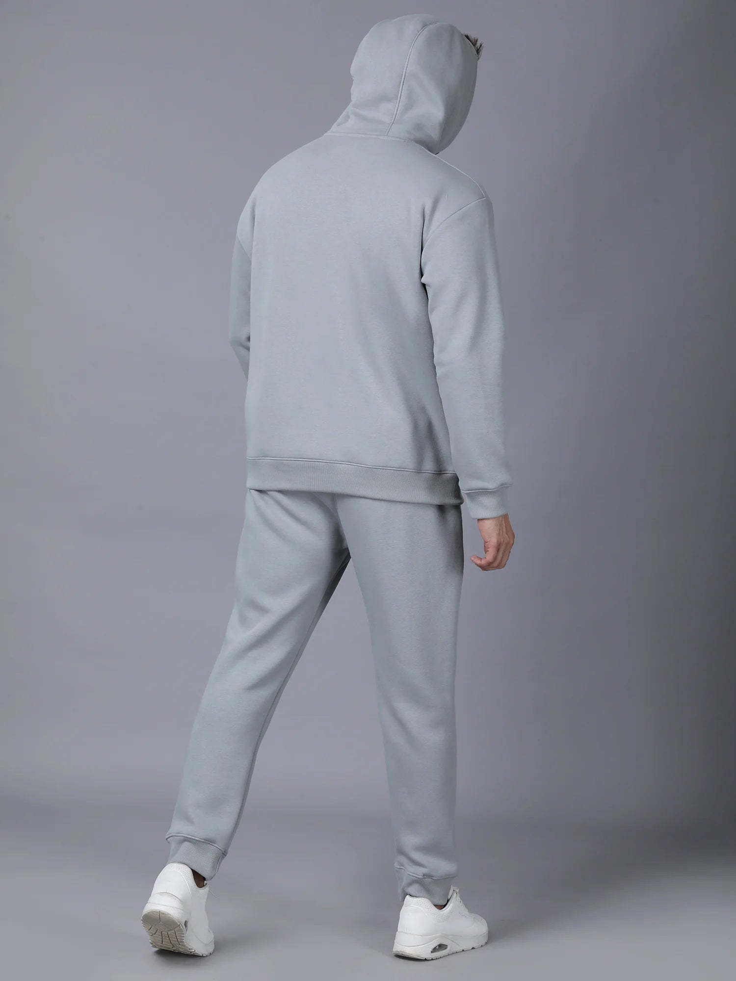Grey Signature Oversized Hoodie