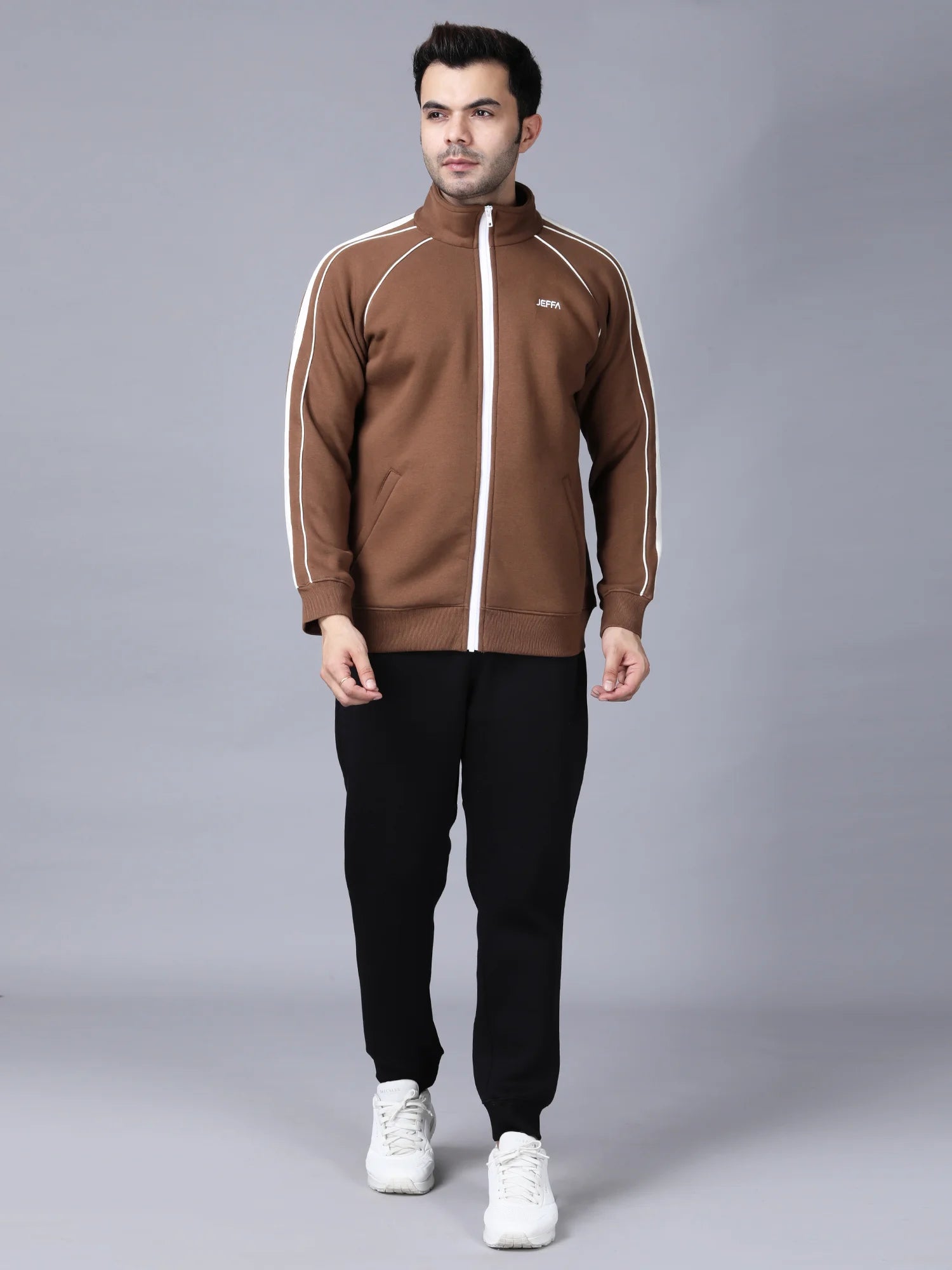 Beige Signature Fleece Jacket