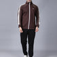Brown Signature Fleece Jacket