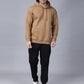 Beige Signature Oversized Hoodie